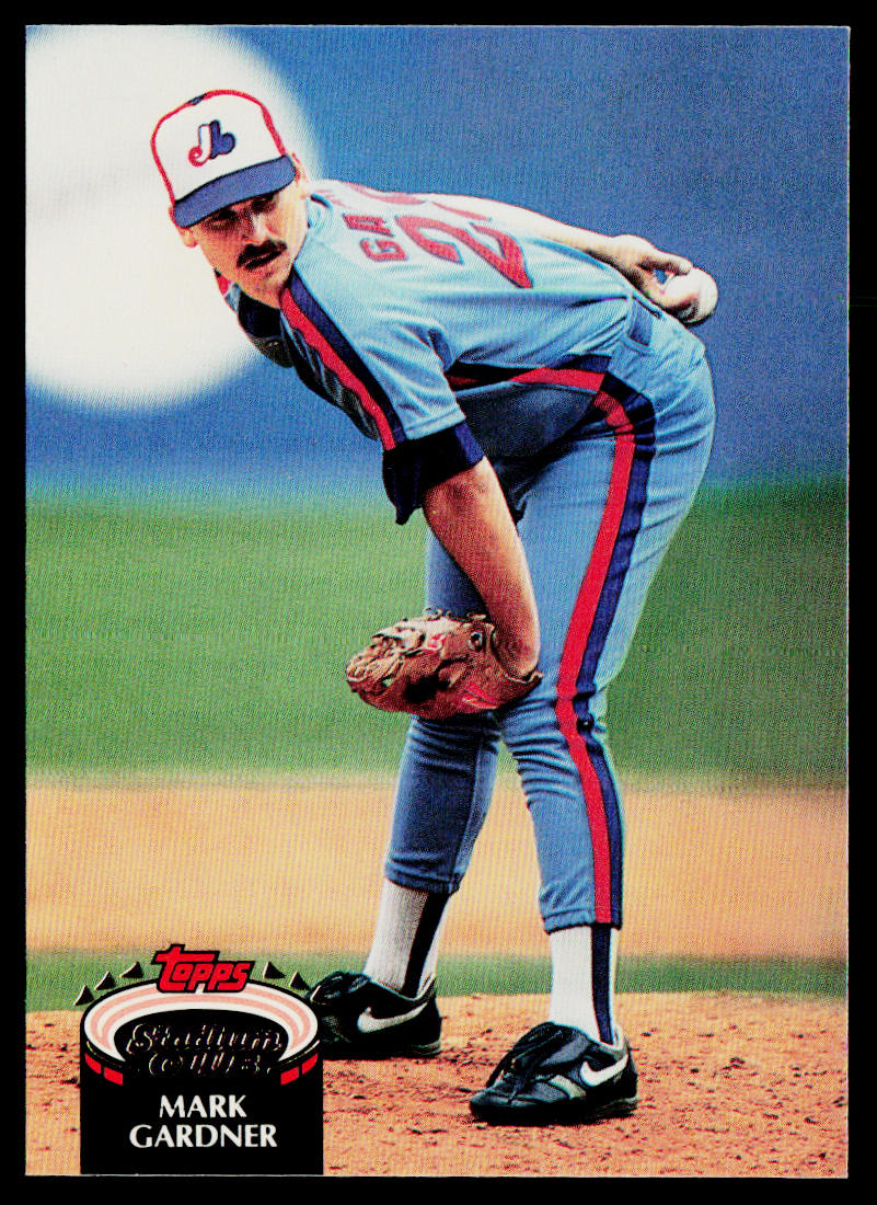 Mark Gardner 1992 Stadium Club #42 Montreal Expos