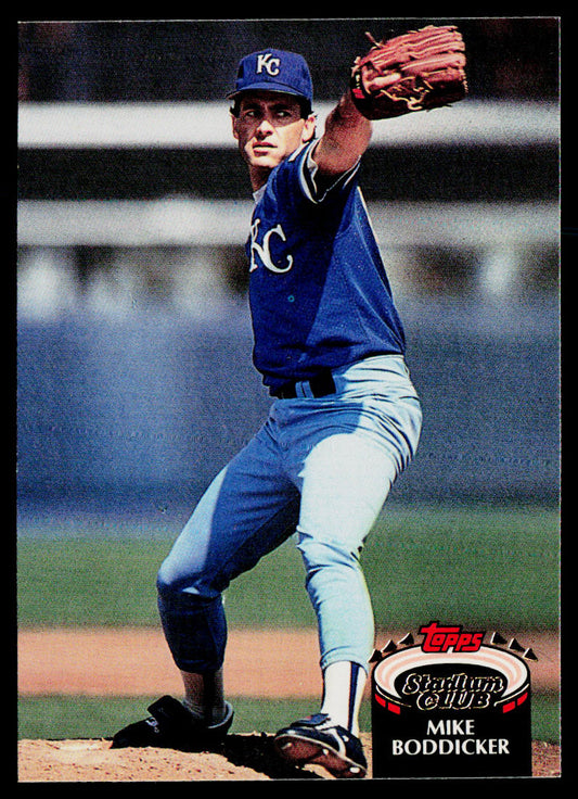 Mike Boddicker 1992 Stadium Club #39 Kansas City Royals