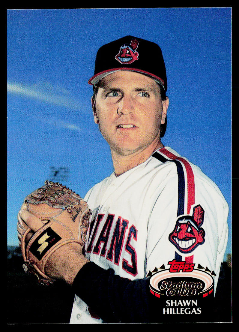 Shawn Hillegas 1992 Stadium Club #76b Cleveland Indians