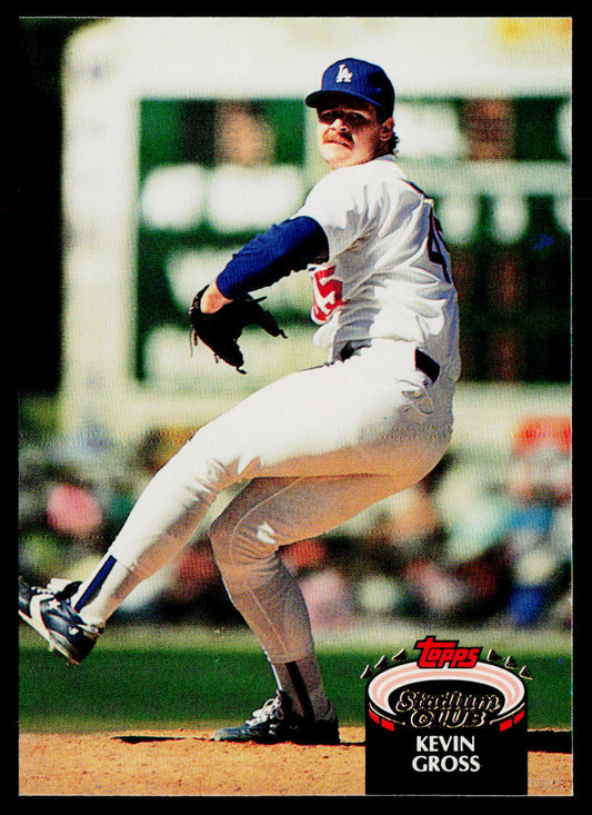 Kevin Gross 1992 Stadium Club #72b Los Angeles Dodgers