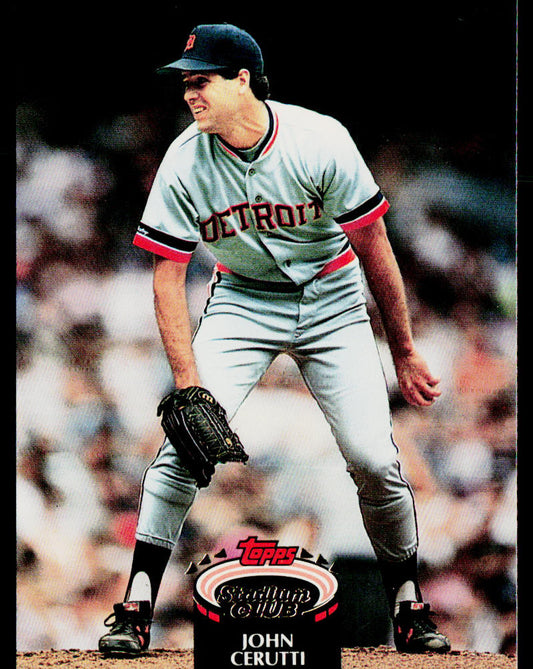 John Cerutti 1992 Stadium Club #71 Detroit Tigers