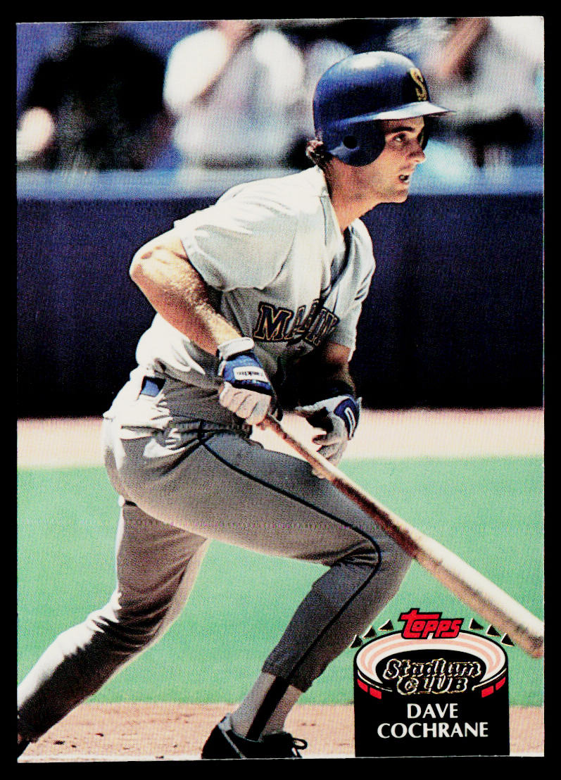 Dave Cochrane 1992 Stadium Club #69 Seattle Mariners