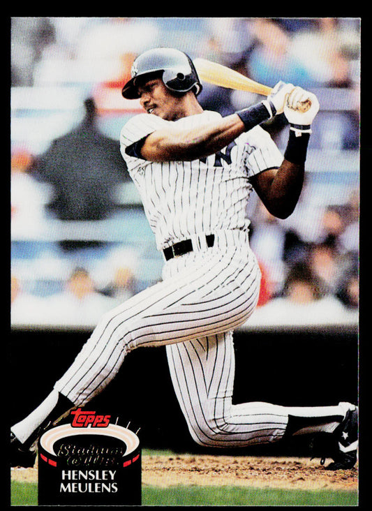Hensley Meulens 1992 Stadium Club #64 New York Yankees