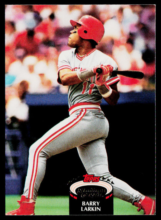 Barry Larkin 1992 Stadium Club #100 Cincinnati Reds