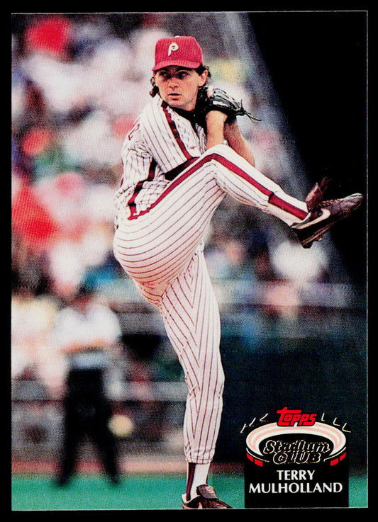 Terry Mulholland 1992 Stadium Club #98b Philadelphia Phillies