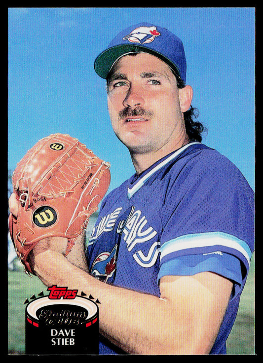 Dave Stieb 1992 Stadium Club #97 Toronto Blue Jays