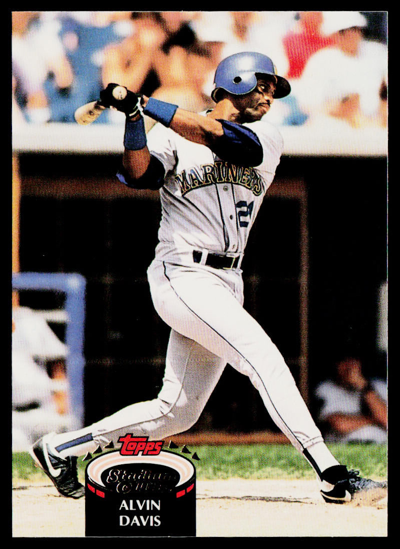 Alvin Davis 1992 Stadium Club #90 Seattle Mariners