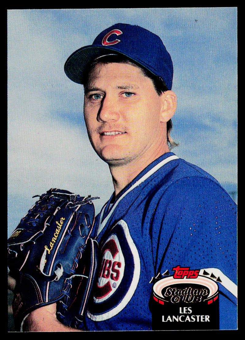 Les Lancaster 1992 Stadium Club #88b Chicago Cubs