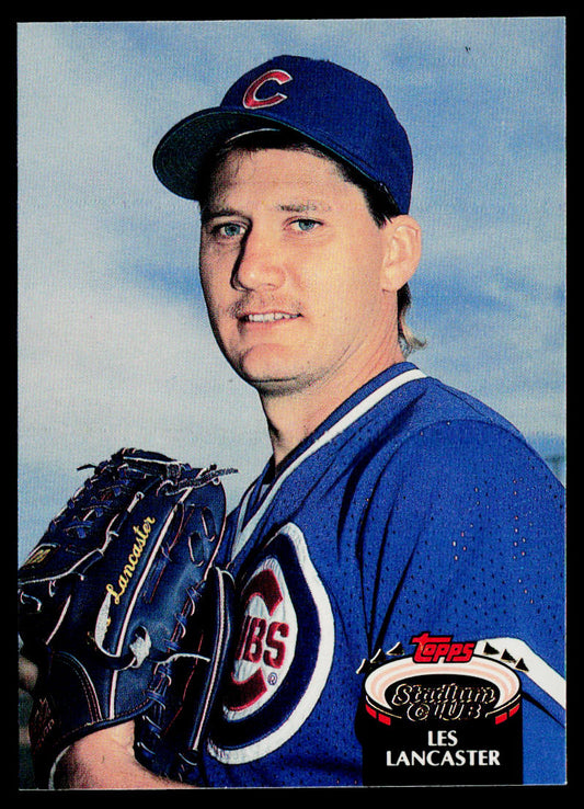 Les Lancaster 1992 Stadium Club #88b Chicago Cubs