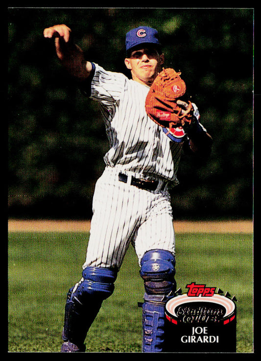 Joe Girardi 1992 Stadium Club #132b Chicago Cubs