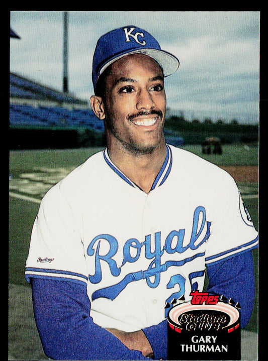 Gary Thurman 1992 Stadium Club #131b Kansas City Royals