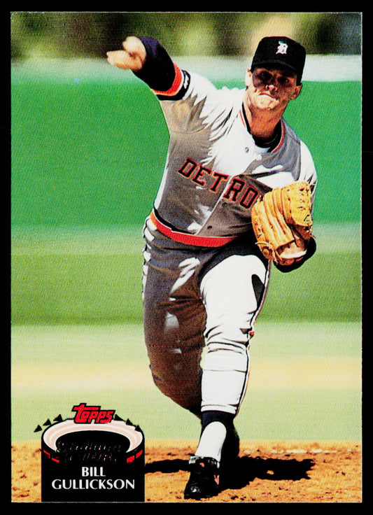 Bill Gullickson 1992 Stadium Club #119b Detroit Tigers
