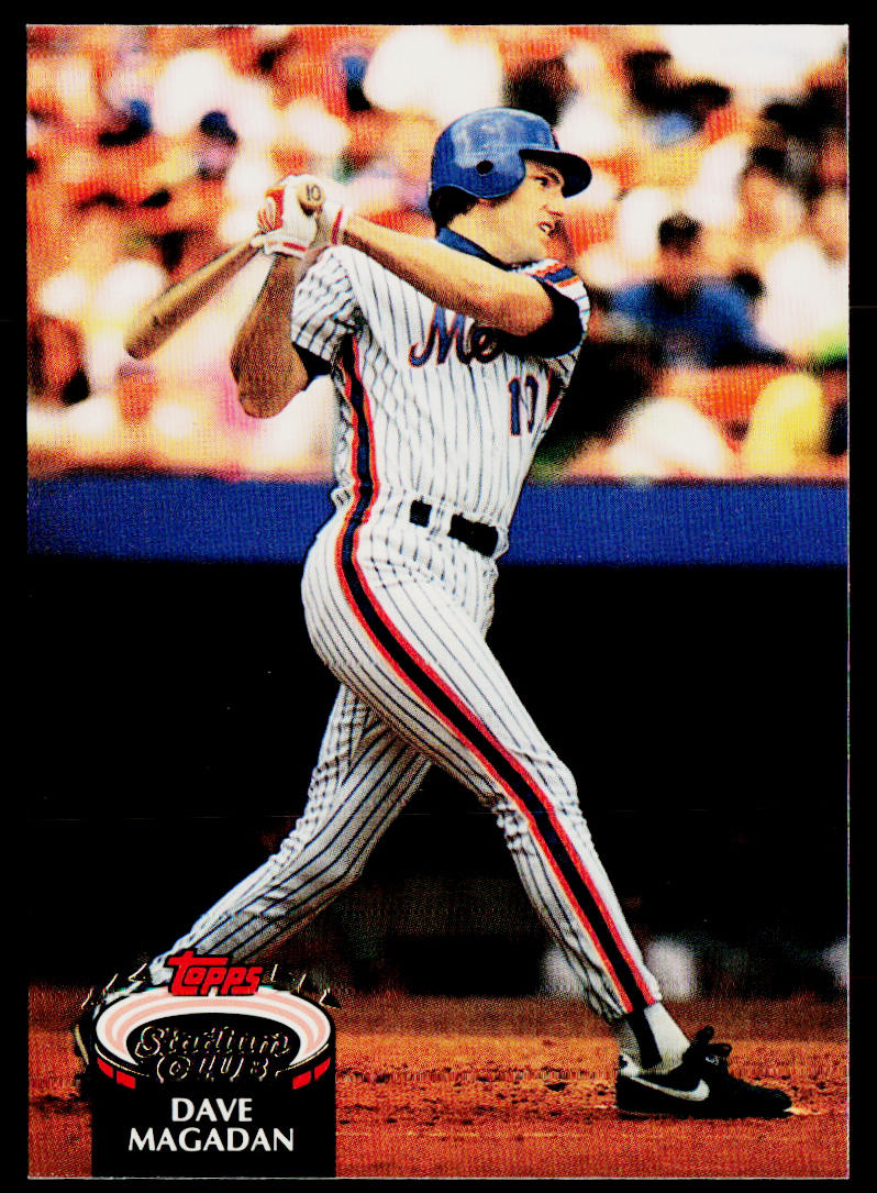 Dave Magadan 1992 Stadium Club #118b New York Mets