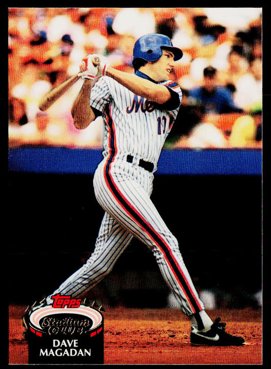Dave Magadan 1992 Stadium Club #118b New York Mets