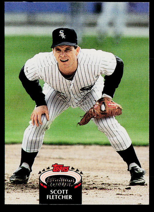 Scott Fletcher 1992 Stadium Club #116 Chicago White Sox