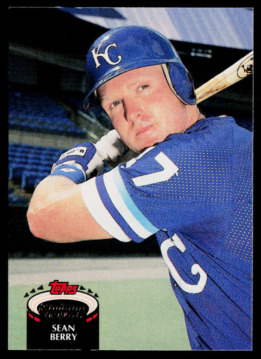 Sean Berry 1992 Stadium Club #114 Kansas City Royals