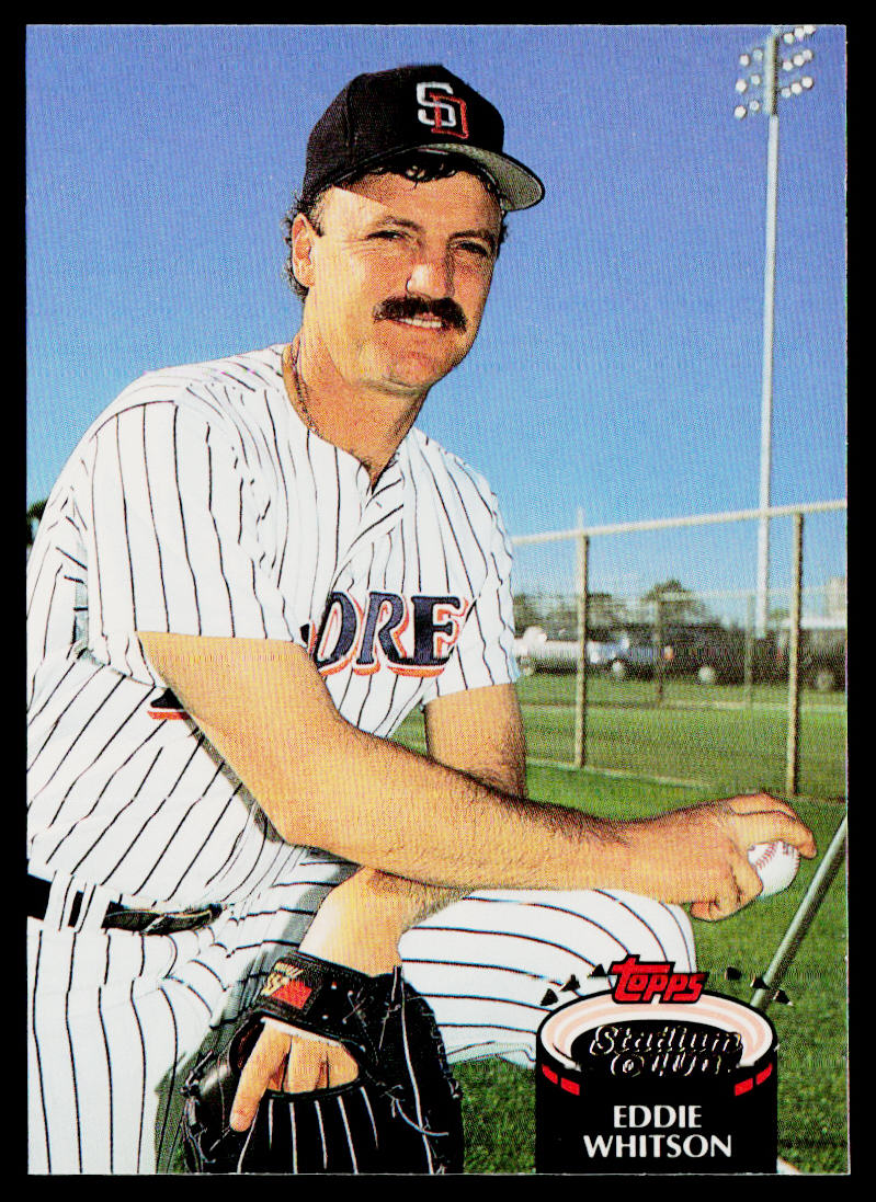 Eddie Whitson 1992 Stadium Club #172 San Diego Padres