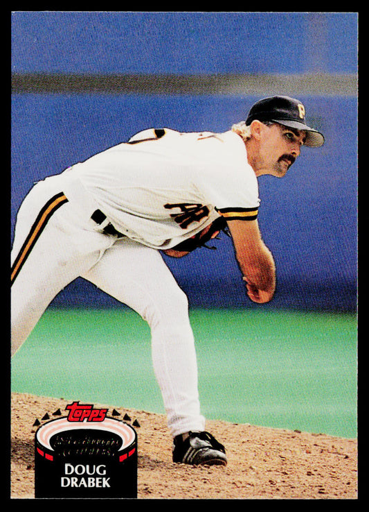 Doug Drabek 1992 Stadium Club #170 Pittsburgh Pirates