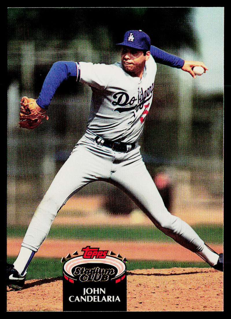 John Candelaria 1992 Stadium Club #164 Los Angeles Dodgers