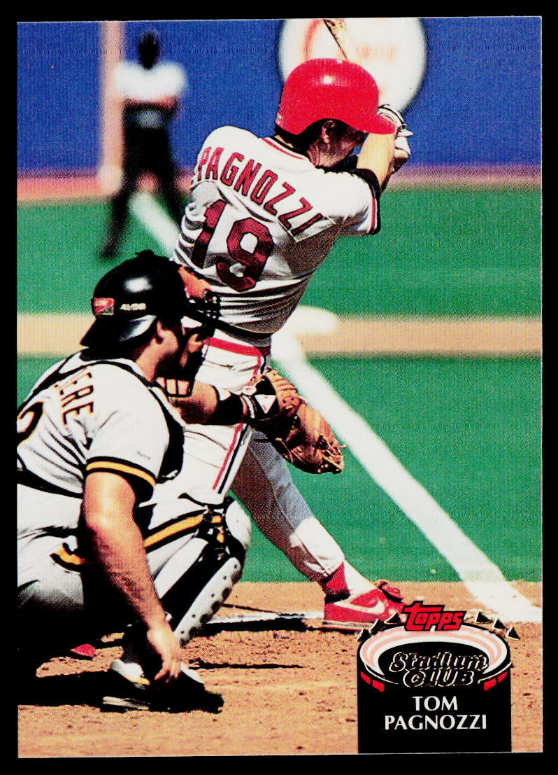 Tom Pagnozzi 1992 Stadium Club #162 St. Louis Cardinals