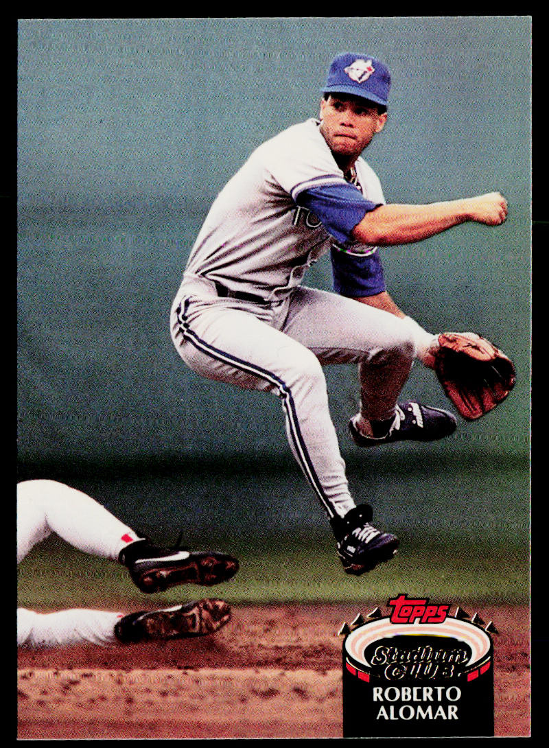Roberto Alomar 1992 Stadium Club #159 Toronto Blue Jays