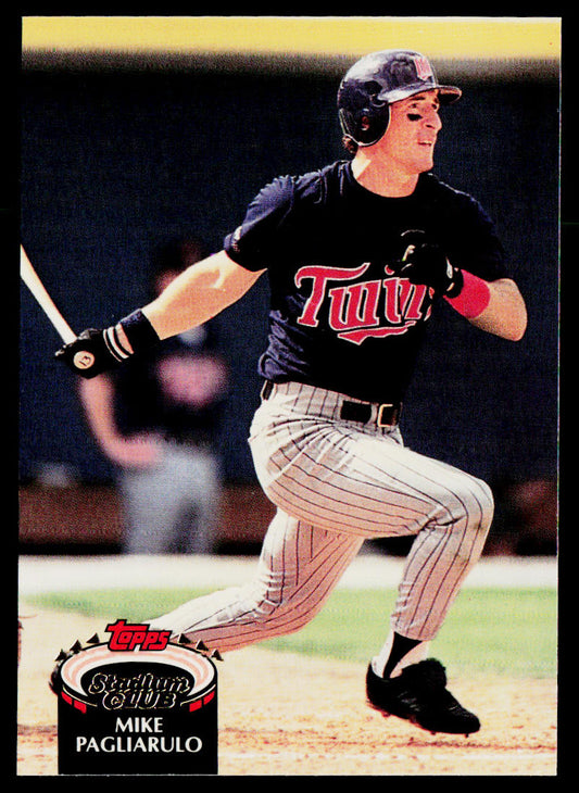 Mike Pagliarulo 1992 Stadium Club #152 Minnesota Twins