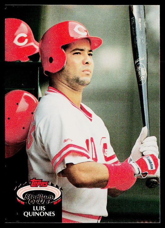Luis Quinones 1992 Stadium Club #151 Cincinnati Reds
