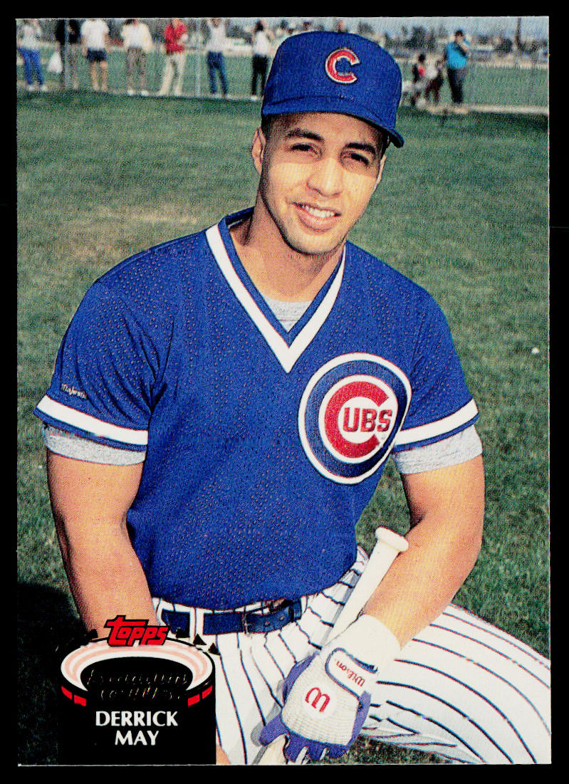 Derrick May 1992 Stadium Club #148 Chicago Cubs