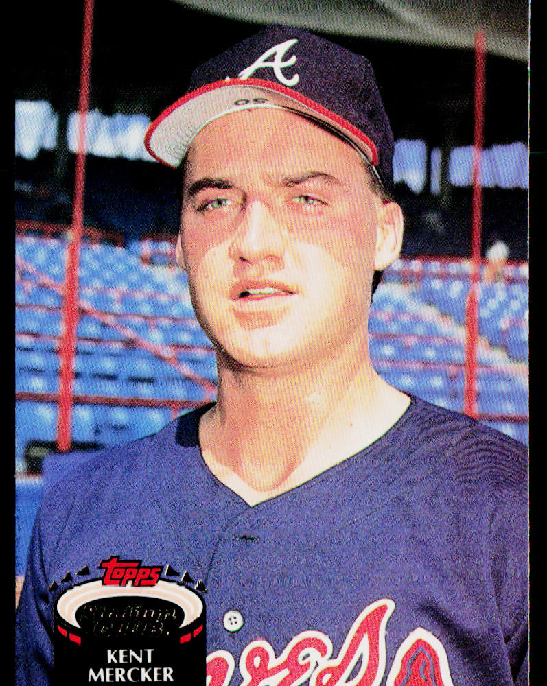 Kent Mercker 1992 Stadium Club #147 Atlanta Braves