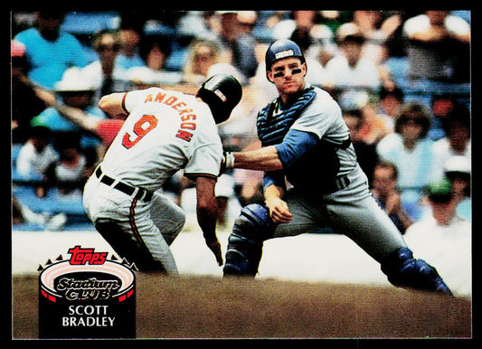 Scott Bradley 1992 Stadium Club #146 Seattle Mariners