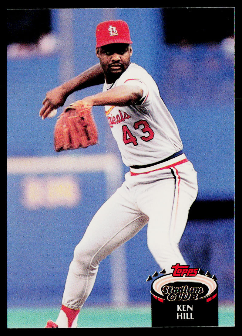 Ken Hill 1992 Stadium Club #138 St. Louis Cardinals