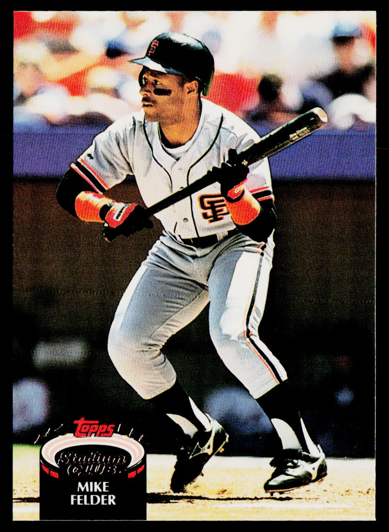 Mike Felder 1992 Stadium Club #194 San Francisco Giants