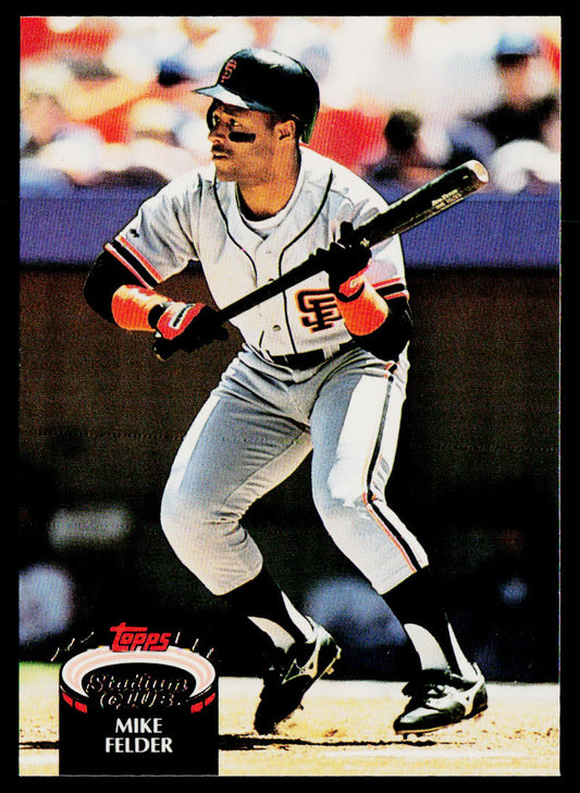 Mike Felder 1992 Stadium Club #194 San Francisco Giants
