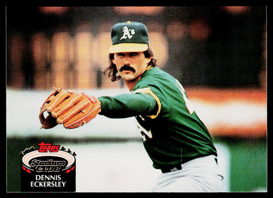 Dennis Eckersley 1992 Stadium Club #190 Oakland Athletics