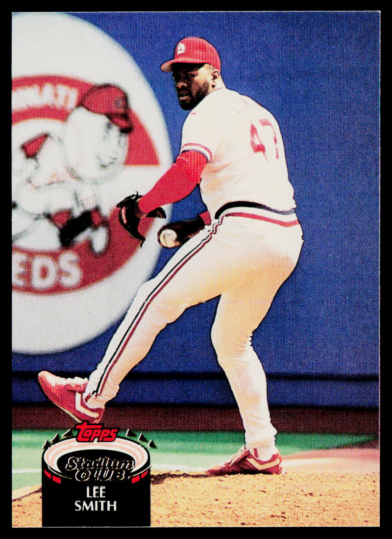 Lee Smith 1992 Stadium Club #180 St. Louis Cardinals