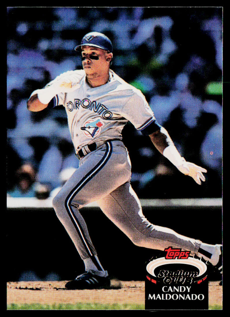 Candy Maldonado 1992 Stadium Club #179 Toronto Blue Jays