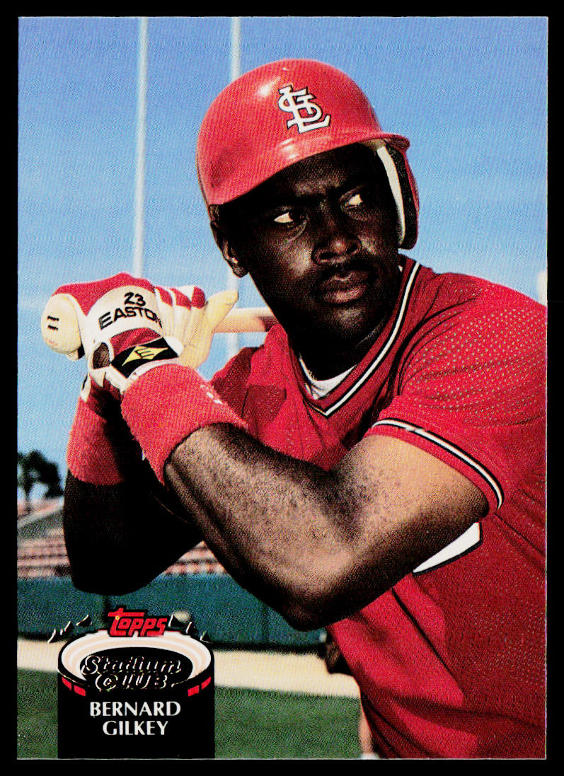 Bernard Gilkey 1992 Stadium Club #234 St. Louis Cardinals