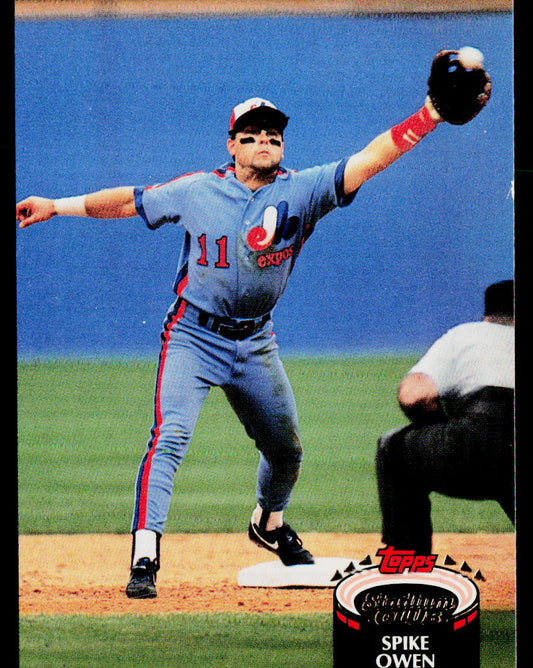 Spike Owen 1992 Stadium Club #221 Montreal Expos