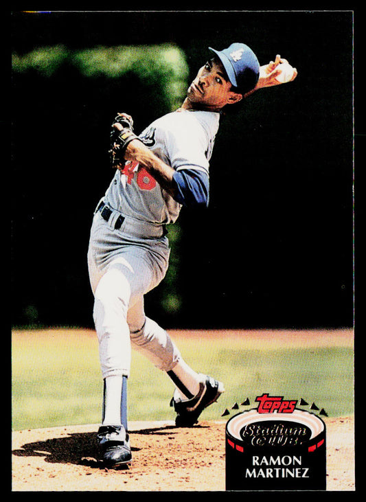 Ramon Martinez 1992 Stadium Club #207 Los Angeles Dodgers
