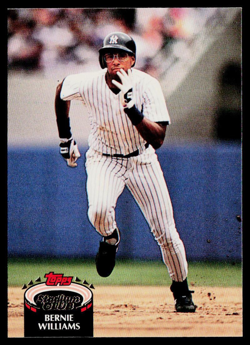 Bernie Williams 1992 Stadium Club #260 New York Yankees
