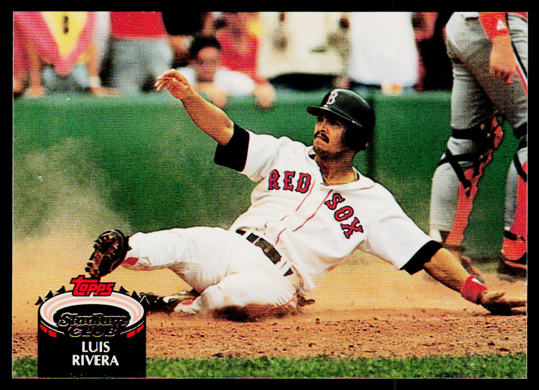 Luis Rivera 1992 Stadium Club #255 Boston Red Sox