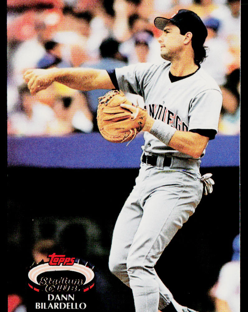 Dann Bilardello 1992 Stadium Club #254 San Diego Padres