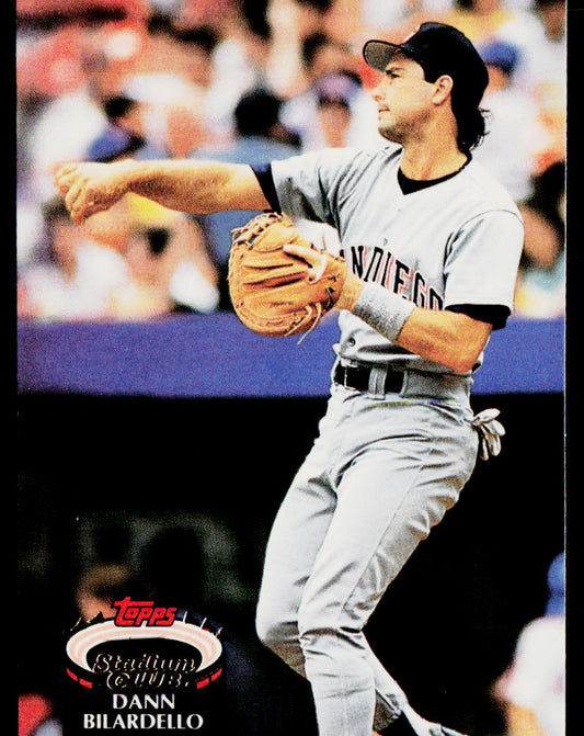Dann Bilardello 1992 Stadium Club #254 San Diego Padres