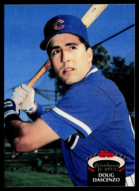 Doug Dascenzo 1992 Stadium Club #252 Chicago Cubs