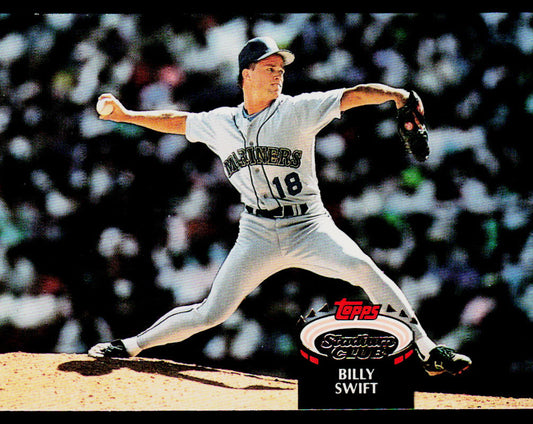 Billy Swift 1992 Stadium Club #243 Seattle Mariners