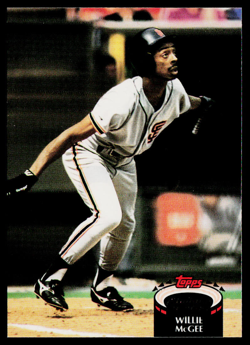 Willie McGee 1992 Stadium Club #239 San Francisco Giants