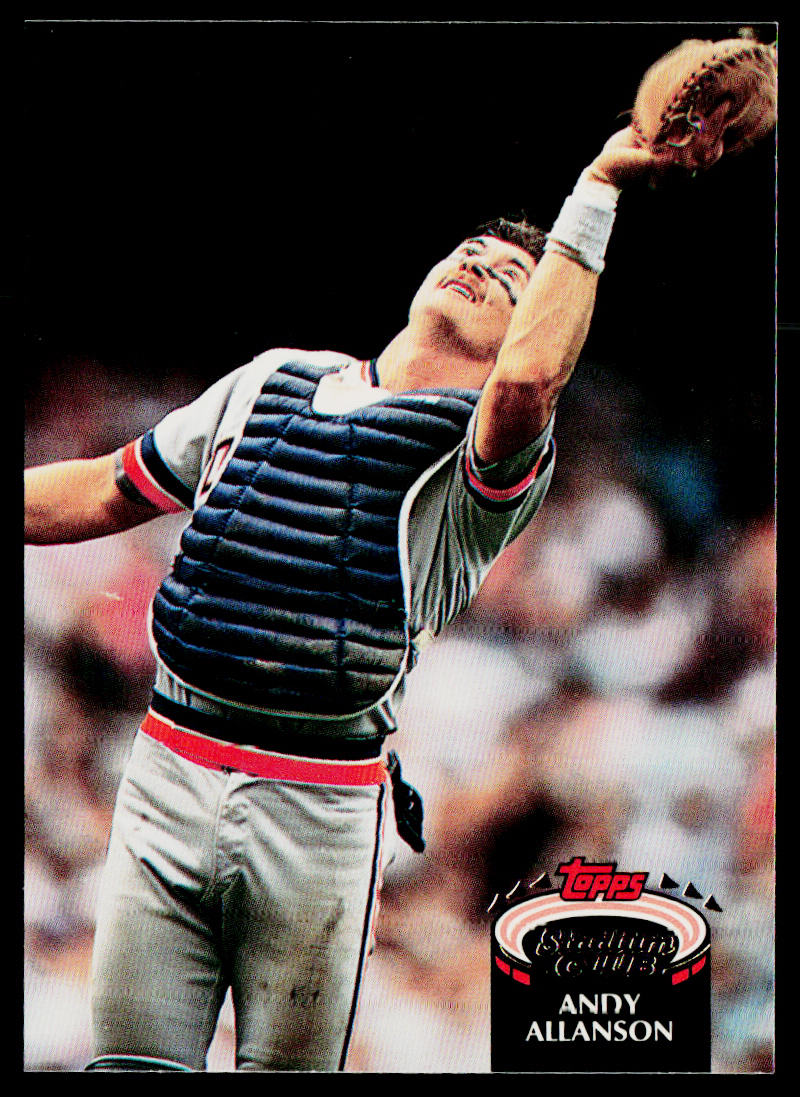 Andy Allanson 1992 Stadium Club #238 Detroit Tigers