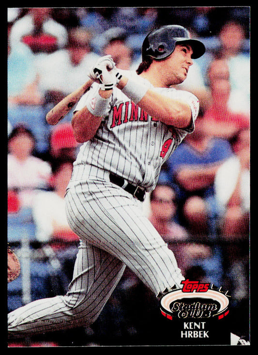 Kent Hrbek 1992 Stadium Club #235b Minnesota Twins