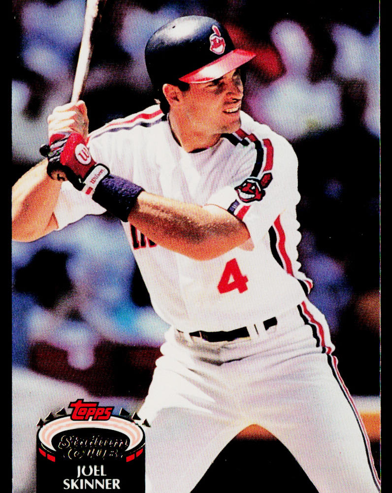 Joel Skinner 1992 Stadium Club #278 Cleveland Indians