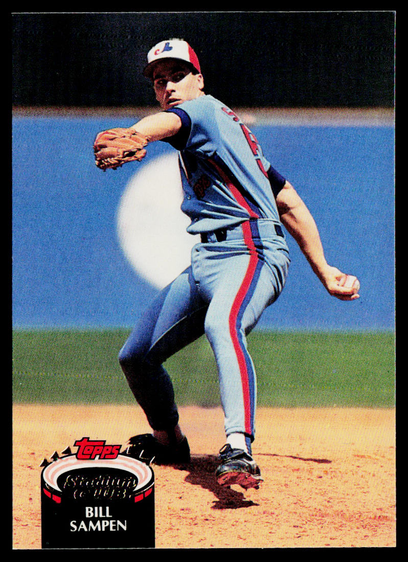 Bill Sampen 1992 Stadium Club #277 Montreal Expos